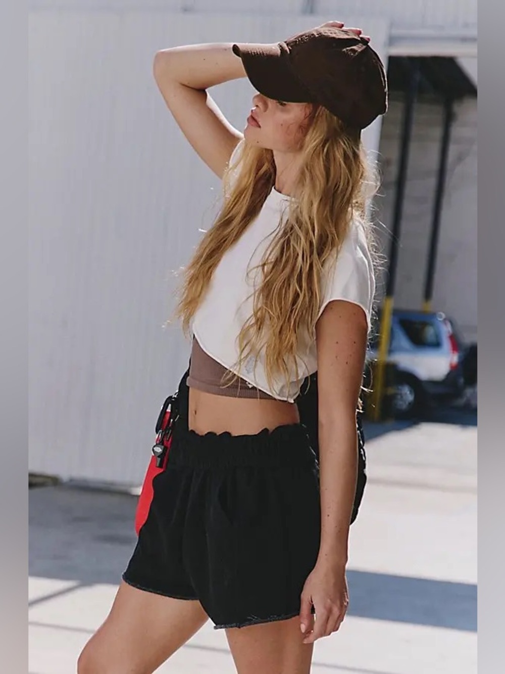 NWOT! FP Free People Movement All Star Solid Sweat Shorts Sz XS - Picture 2 of 5